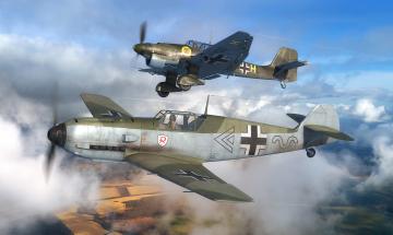 Messerschmitt Bf109 E & Junkers Ju 87B Stuka &middot; RE 03770 &middot;  Revell &middot; 1:144