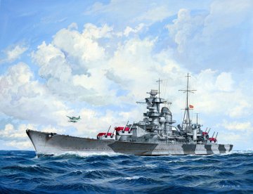 Kreuzer Admiral Hipper · RE 05117 ·  Revell · 1:720