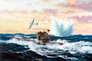 German Submarine Type VII C/4 &middot; RE 05154 &middot;  Revell &middot; 1:350