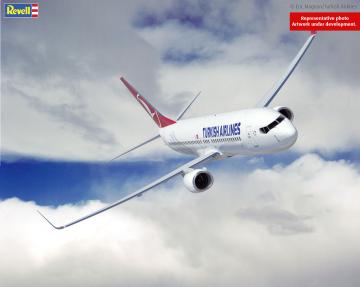 Model Set - Boeing 737-800 - Turkish Airlines &middot; RE 63772 &middot;  Revell &middot; 1:144
