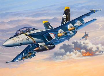 Model Set - F/A-18F Super Hornet · RE 63834 ·  Revell · 1:72