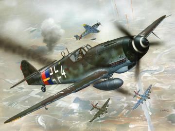 Messerschmitt Bf-190 - Starter Kit &middot; RE 74160 &middot;  Revell &middot; 1:72