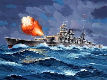 Battleship Gneisenau - Starter Kit &middot; RE 75181 &middot;  Revell &middot; 1:1200