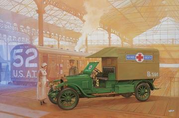 Vauxhall D-type Red cross &middot; RD 717 &middot;  Roden &middot; 1:72