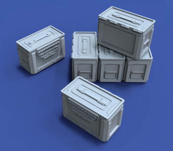 U.S. 50 Cal. Ammo Boxes &middot; ROY 1018 &middot;  Royal Model &middot; 1:16