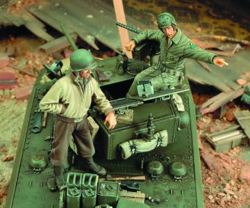 M3A3 Stuart Crew-WWII · ROY 336 ·  Royal Model · 1:35