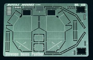 Stowage Boxes Panther & Jagdpanther &middot; ROY 450 &middot;  Royal Model &middot; 1:35