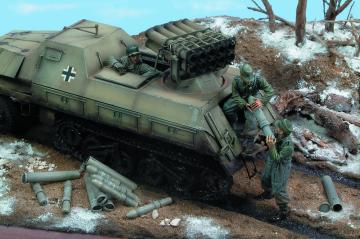 Panzerwerfer 42 Crew-Russia 1942 (3 Figuren) &middot; ROY 451 &middot;  Royal Model &middot; 1:35