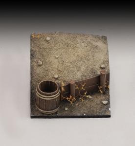 Base with bucket and wooden wall &middot; ROY 920 &middot;  Royal Model &middot; 1:32