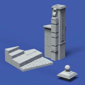 Base with column �cm4x4� · ROY 947 ·  Royal Model · 1:32