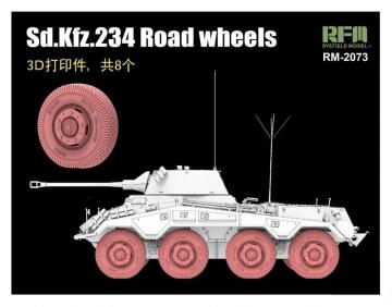 Sd.Kfz. 234 Road Wheels - 8 Wheels (3D printed) · RFM 2073 · Rye Field Model · 1:35 Sd.Kfz. 234 Road Wheels - 8 Wheels (3D printed) · RFM 2073 · Rye Field Model · 1:35