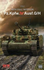 Pz.kpfw.IV Ausf.G/H 2in1  with full interior &middot; RFM 5055 &middot;  Rye Field Model &middot; 1:35