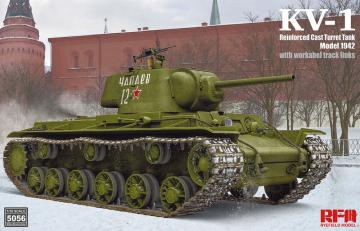 KV-1 Reinforced Cast Turret Tank Model 1942 · RFM 5056 ·  Rye Field Model · 1:35
