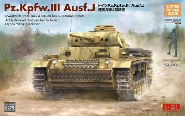 Pz. Kpfw. III Ausf. J w/workable track links &middot; RFM 5070 &middot;  Rye Field Model &middot; 1:35