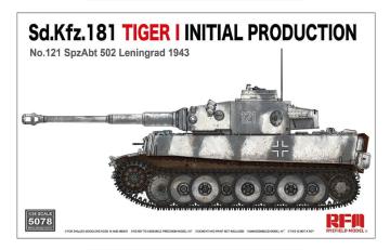 Sd.KfZ.181Tiger I initial production No.121 with workable track linksNo 121 · RFM 5078 ·  Rye Field Model · 1:35