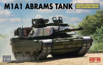 M1A1 Abrams Tank - Ukraine Update Version with Workable Tracks &middot; RFM 5120 &middot;  Rye Field Model &middot; 1:35