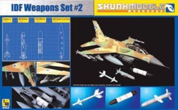 IDF WEAPON SET#2 (600 Gal,AN/AXQ-14, Python 3, Delilah) · SMW 48002 ·  Skunk Models Workshop · 1:48