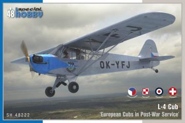 L-4 Cub - European Cubs in Post War Service &middot; SH 48222 &middot;  Special Hobby &middot; 1:48