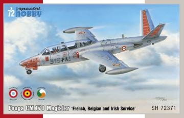Fouga CM.170 Magister French, Belgian and Irish Service &middot; SH 72371 &middot;  Special Hobby &middot; 1:72