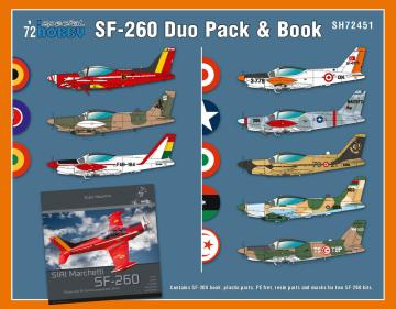 SIAI-Marchetti SF-260 Duo Pack & Book · SH 72451 · Special Hobby · 1:72 SIAI-Marchetti SF-260 Duo Pack & Book · SH 72451 · Special Hobby · 1:72
