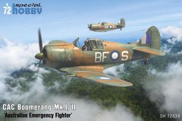 CAC Boomerang Mk.I/II - Australian Emergency Fighter &middot; SH 72539 &middot;  Special Hobby &middot; 1:72