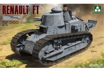 French Light Tank Renault Ft-17 3in1 · TAK 1004 ·  Takom · 1:16