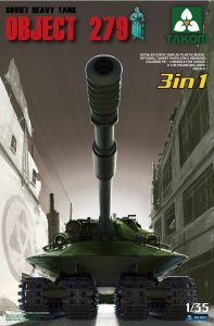 Soviet Heavy Tank Object 279  3in1 · TAK 2001 ·  Takom · 1:35