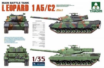 Main Battle Tank Leopard 1 A5/C2 2 in 1 &middot; TAK 2004 &middot;  Takom &middot; 1:35