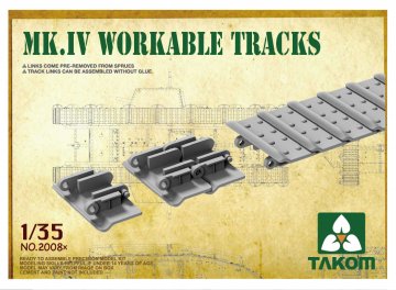 Mark IV Workable Tracks &middot; TAK 2008X &middot;  Takom &middot; 1:35