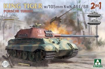 King Tiger w/105mm KwK 46L/68 2 in 1 &middot; TAK 2178 &middot;  Takom &middot; 1:35