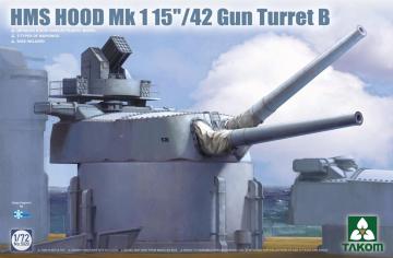 HMS Hood Mk 1 15/42 Gun Turret B &middot; TAK 5020 &middot;  Takom &middot; 1:72