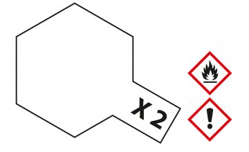 X-2 Weiß - glänzend [23 ml] · TA 81002 ·  Tamiya
