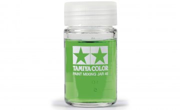 Tamiya Farb-Mischglas rund 46ml m. Skala · TA 81042 ·  Tamiya