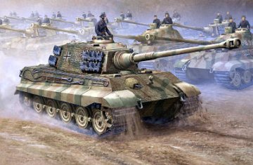 German King Tiger 2 in 1 · TRU 00910 ·  Trumpeter · 1:16