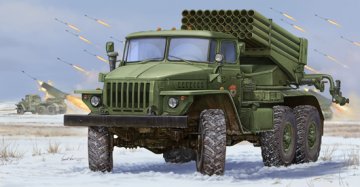 Russian BM-21 Hail MRL-Early · TRU 01013 ·  Trumpeter · 1:35