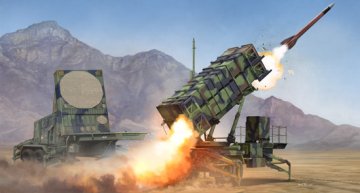 M901 Launching Station & AN/MPQ-53 Radar Radar set of MIM-104 Patriot SAM System (PAC-2) &middot; TRU 01022 &middot;  Trumpeter &middot; 1:35
