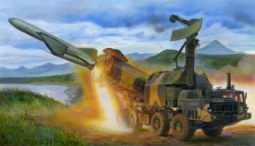 Russian 4K51 Rubezh Coastal ASM with P-15 · TRU 01035 ·  Trumpeter · 1:35