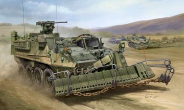 M1132 Stryker Engineer Squad Vehicle · TRU 01575 ·  Trumpeter · 1:35