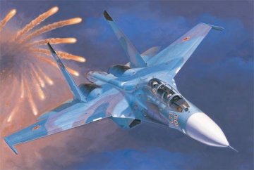 Russian Su-27UB Flanker C Fighter · TRU 01645 ·  Trumpeter · 1:72