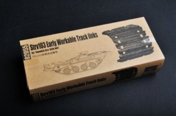 Strv103 early Workable Track links · TRU 02055 ·  Trumpeter · 1:35