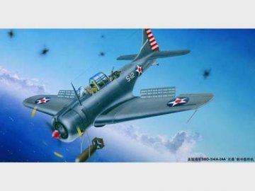 SBD-3/4/A-24A Dauntless US Navy · TRU 02242 ·  Trumpeter · 1:32