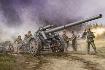 German s.10cm K.18 Cannon &middot; TRU 02305 &middot;  Trumpeter &middot; 1:35