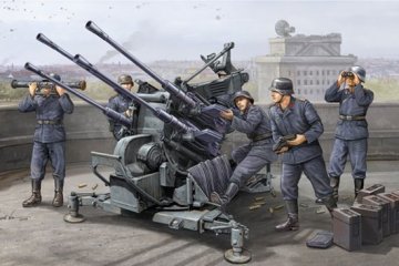 FLAK 38 (German 2.0cm anti-aircraft guns · TRU 02309 ·  Trumpeter · 1:35