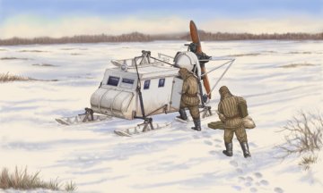 Soviet NKL-16 Armoured Aerosan · TRU 02337 ·  Trumpeter · 1:35