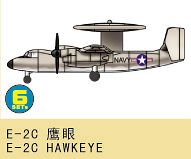 E-2C Hawkeye &middot; TRU 03430 &middot;  Trumpeter &middot; 1:700