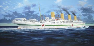 HMHS Britannic &middot; TRU 03721 &middot;  Trumpeter &middot; 1:200
