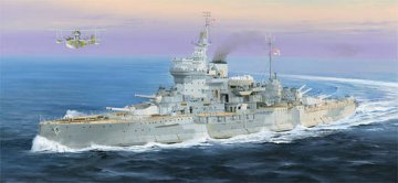 Battleship HMS Warspite · TRU 05325 ·  Trumpeter · 1:350