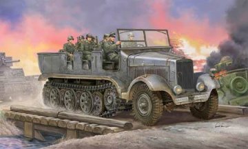 German Sd.Kfz.6 Halbkettenzugm. Artill. · TRU 05531 ·  Trumpeter · 1:35
