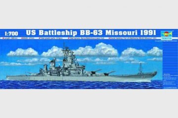 Schlachtschiff USS Missouri BB-63 1991 &middot; TRU 05705 &middot;  Trumpeter &middot; 1:700