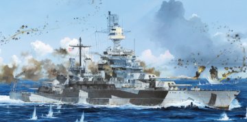 USS Colorado BB-45 1944 · TRU 05768 ·  Trumpeter · 1:700